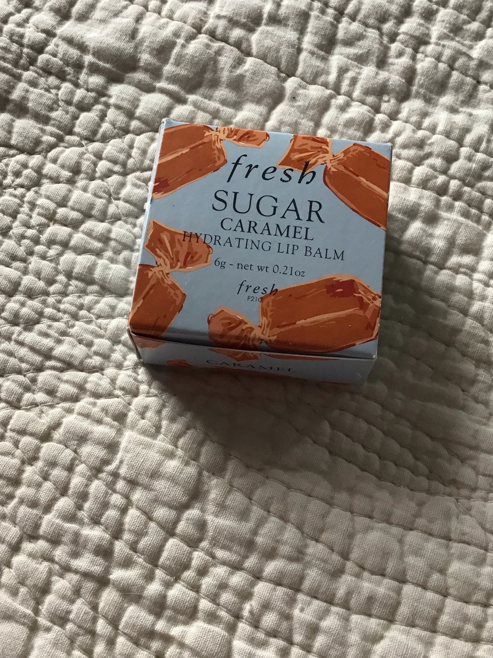 New fresh Sugar Caramel Hydrating Lip Balm In Box